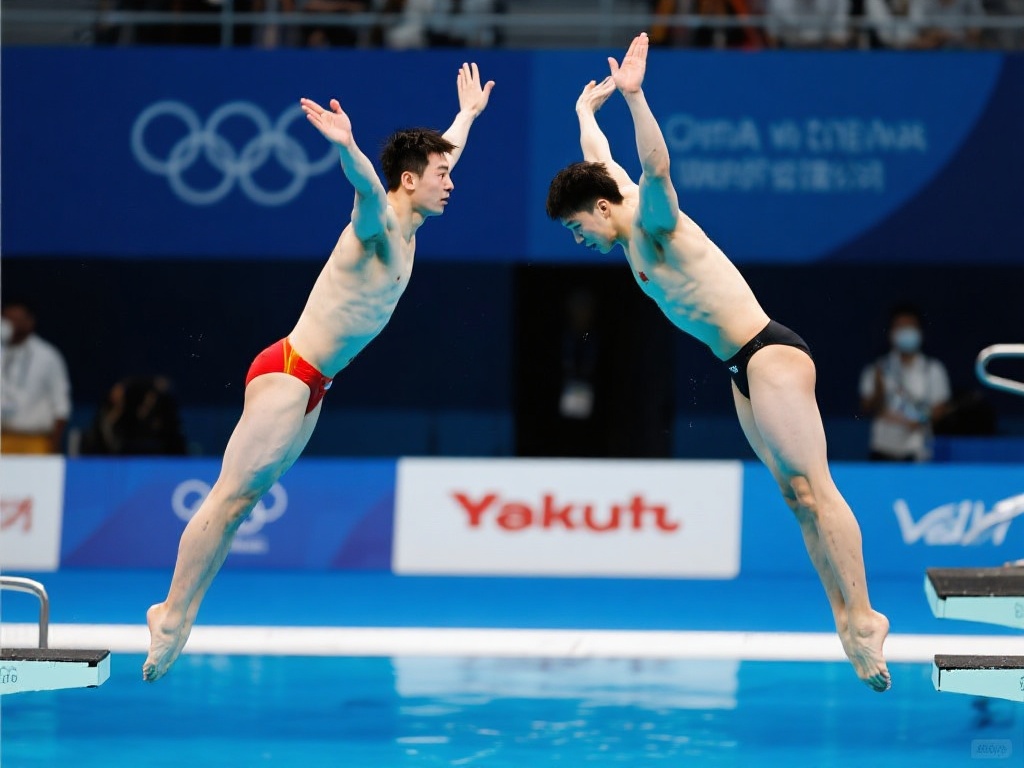 这样的合作精神让郑胡组合成为双人跳水世界