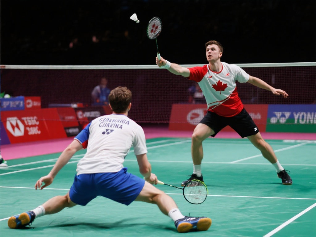 羽毛球比赛不仅是技术的较量，更是一场心理